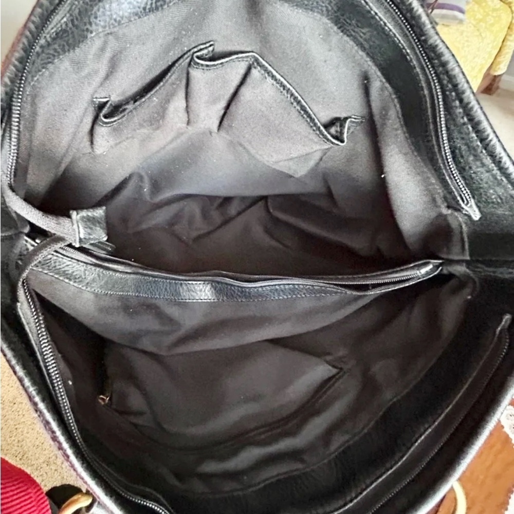 Purse shoulder bag black signature tote woman - Picture 5 of 7